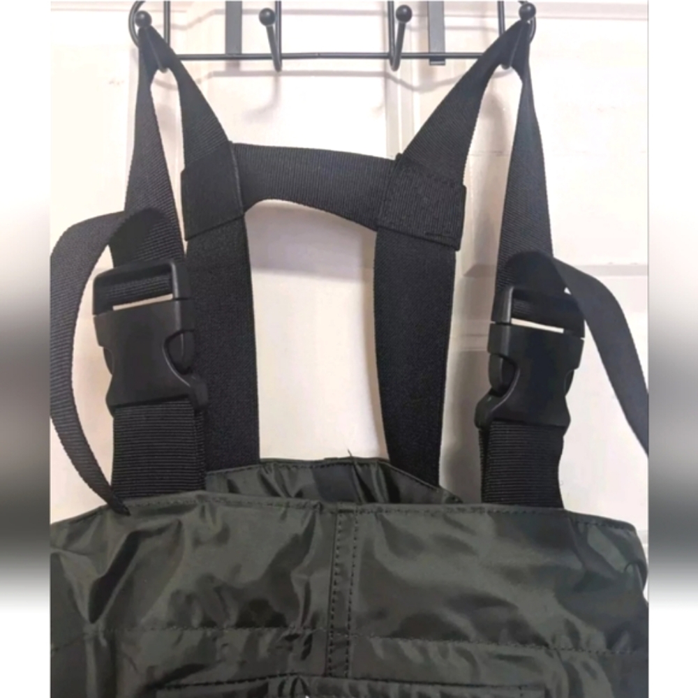 TideWe Chest Waders Fishing Green Childrens Boot Size 27 Bibs Overalls 2T 3T - Picture 11 of 16